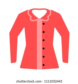 vector jacket illustration isolated - clothing wear fashion