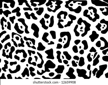  Vector - jaguar texture Black and White