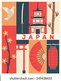 Vector Japan background