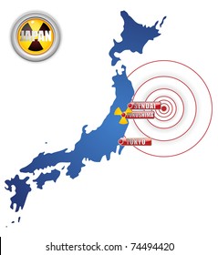 Vector - Japan Earthquake, Tsunami and Nuclear Disaster 2011