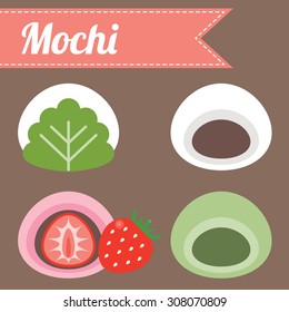 Vector Japanese Dessert