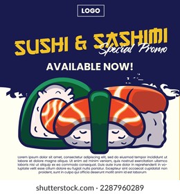 vector of japanese food menu for template design 