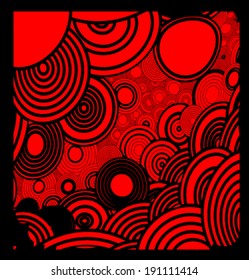 vector Japanese ornament circle