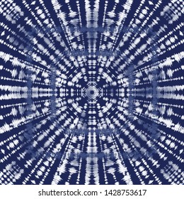 Vector japanese shibori motifs seamless pattern background