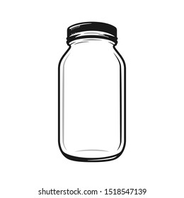 vector jar bottle vintage style