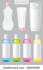 Vector jars for household chemicals.