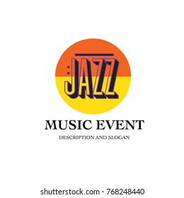 Vector Jazz Best Singer Music Logo