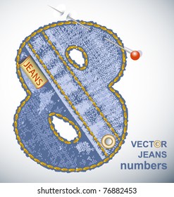 Vector jeans numbers See similar in my portfolio