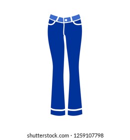 vector jeans Trousers icon