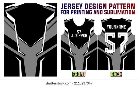 vector jersey background design for sports team. jersey printing and sublimation template pattern