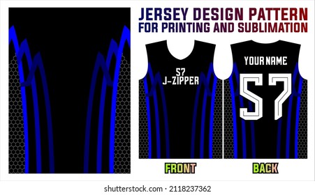 vector jersey background design for sports team. jersey printing and sublimation template pattern