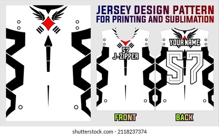 vector jersey background design for sports team. jersey printing and sublimation template pattern