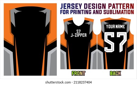 vector jersey background design for sports team. jersey printing and sublimation template pattern