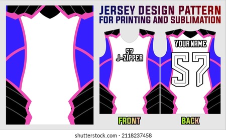 vector jersey background design for sports team. jersey printing and sublimation template pattern