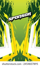 Vector jersey background illustration modern design Premium