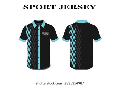 Diseño de jersey vectorial sublimación t camisa premium patrón geométrico increíble colección de vectores para