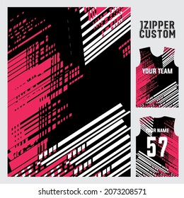 Vector Jersey Pattern Design For Sport Apparel Printing. (Football, Vollyball, Basket Ball, Cycling, Etc)