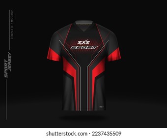 Deportes vectores jersey, juegos de apoyo, plantilla de camisetas.