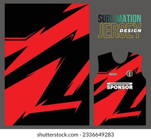 Vector jersey sports design for racing cycling football gaming motocross