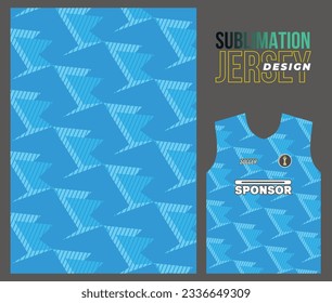 Vector jersey sports design for racing cycling football gaming motocross