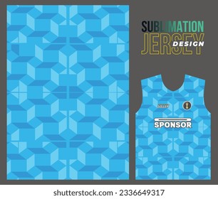 Vector jersey sports design for racing cycling football gaming motocross