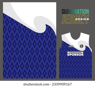 Vector jersey sports design for racing cycling football gaming motocross
