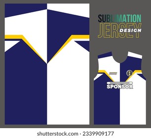 Vector jersey sports design for racing cycling football gaming motocross