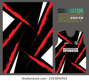 Vector jersey sports design for racing cycling football gaming motocross