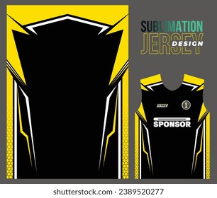 Vector jersey sports design for racing cycling football gaming motocross