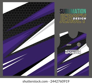 Vector jersey sports design for racing cycling football gaming motocross