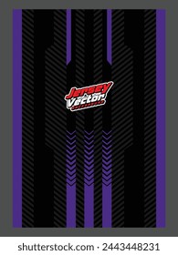 Vector jersey sports design for racing cycling football gaming motocross