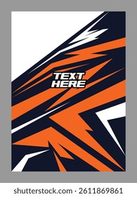 Vector jersey sports design for racing cycling football gaming motocross