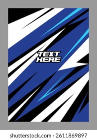 Vector jersey sports design for racing cycling football gaming motocross