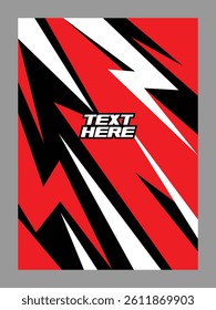 Vector jersey sports design for racing cycling football gaming motocross