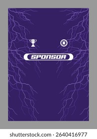 Vector jersey sports design for racing cycling football gaming motocross	