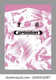 Vector jersey sports design for racing cycling football gaming motocross	