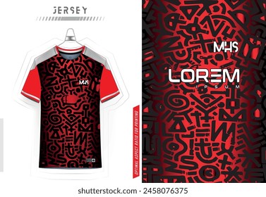 Vector jersey template sport t shirt design