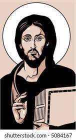 vector Jesus Icon illustration