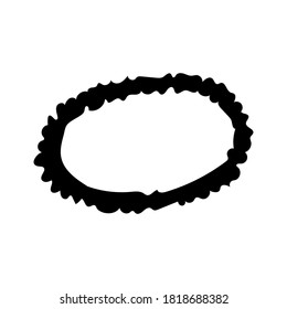 Vektorschmuckzubehör. Handgezeichnete doodle Illustration von modischen Objekten. Frauenbekleidungselemente. Einfache abstrakte Zeichnung