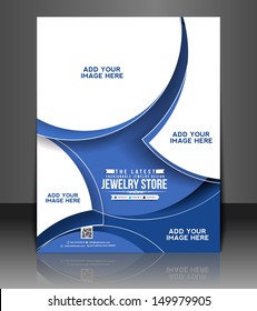 Vector Jewelry Store Flyer & Poster Cover 