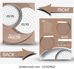 Vector Jewelry Store Flyer & Poster Template 