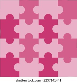 diseño de fondo de rompecabezas vectorial