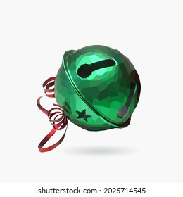 Vector Jingle bells with red bow