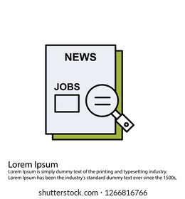 Vector jobs icon