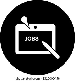 Vector jobs icon