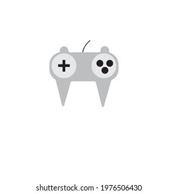 vector joystick or game control logo or illustration