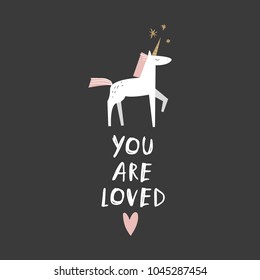 Vector and jpg image. Cute white unicorn. Scandinavian art.
Decor elements for your stuff and graphic design. Good for gift card and kids products. Clipart. Isolated.