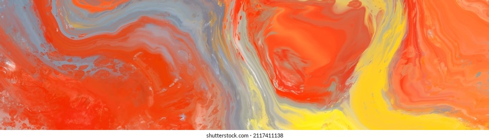 Cartel de la jrange del vector. Razo de pincel abstracto dibujado a mano. Elemento Wave.