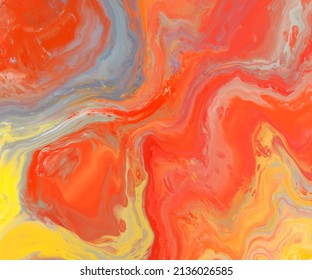 Vector jrange banner. Hand drawn abstract paint brush stroke. Wave element.