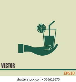 vector of juice icon